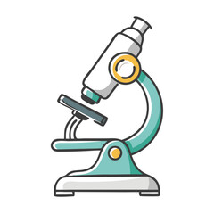 microscope icon, microscope vector illustration-simple illustration of microscope, perfect for microscope logos and icons