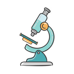 microscope icon, microscope vector illustration-simple illustration of microscope, perfect for microscope logos and icons