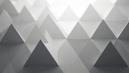 Obraz premium Subtle repeating triangles forming a grayscale gradient, clean, style