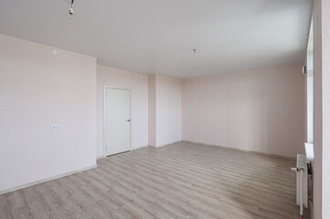 standard room interior apartment. view kind of decor home decoration in hostel house for sale. empty room renovated