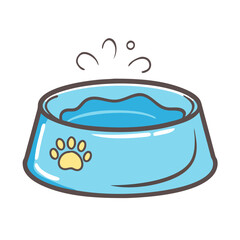 pet water bowl icon, pet water bowl vector illustration-simple illustration of pet water bowl, perfect for pet water bowl logos and icons