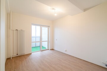 standard room interior apartment. view kind of decor home decoration in hostel house for sale. empty room renovated