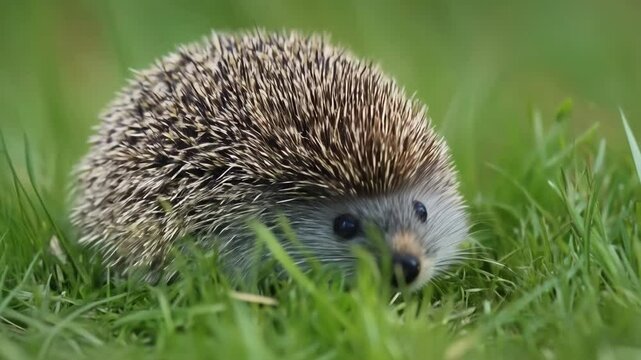 hedgehog in the grass