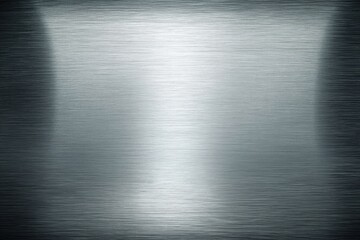 A subtle brushed metal texture creates a refined, gray background with soft reflections and linear grain for a modern, industrial feel.