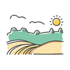 plains icon, plains vector illustration-simple illustration of plains, perfect for plains logos and icons