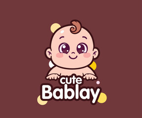 baby logo illustration