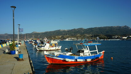 Boote im Hafen von Sitia, Kreta