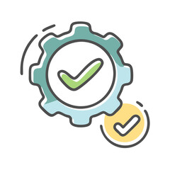 quality control icon, quality control vector illustration-simple illustration of quality control, perfect for quality control logos and icons