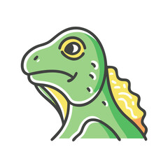 reptile icon, reptile vector illustration-simple illustration of reptile, perfect for reptile logos and icons