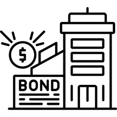 Corporate Bond Issuance Icon