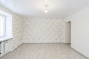 standard room interior apartment. view kind of decor home decoration in hostel house for sale. empty room renovated