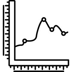 Spline Chart Icon