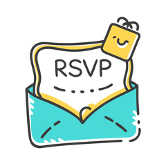 rsvp Copy icon, rsvp Copy vector illustration-simple illustration of rsvp Copy, perfect for rsvp Copy logos and icons