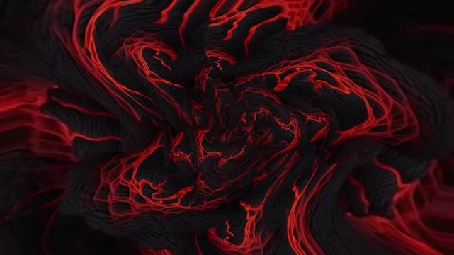 Abstract Lava Flow: A Digital Masterpiece
