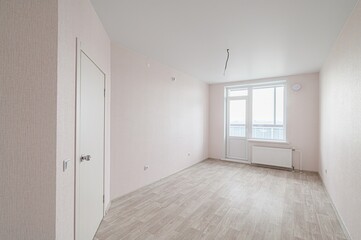 standard room interior apartment. view kind of decor home decoration in hostel house for sale. empty room renovated