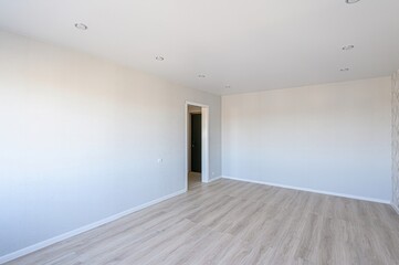 standard room interior apartment. view kind of decor home decoration in hostel house for sale. empty room renovated