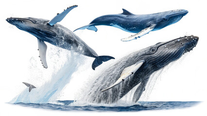 Naklejka premium Shark Graphics with Neutral Background