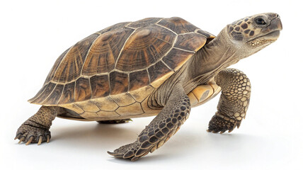 Obraz premium Turtle Photography with White Background