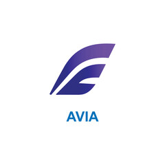 AVIA logo design