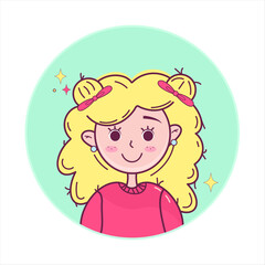 cute girl icon