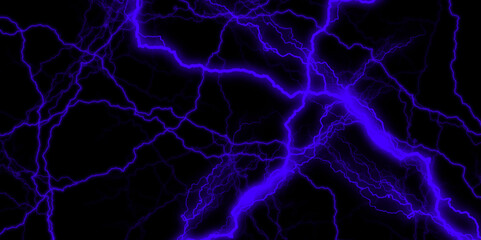 Lightning bolt. thunder lighting on black bg. 3d illustration, lightning, storm, thunder set. Frame of lightnings on black background. Colorful marble abstract texture vector digital art background