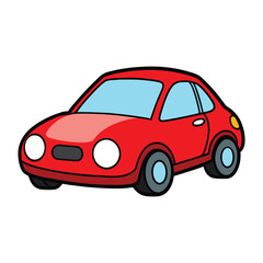 Set of Cute Cartoon Car Vector Illustrations – Funny Vehicle Clipart for Kids Books, Games, Posters, and Educational Designs – EPS Files Included