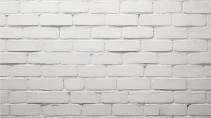 Texture of a white painted brick wall as a background or wallpaper