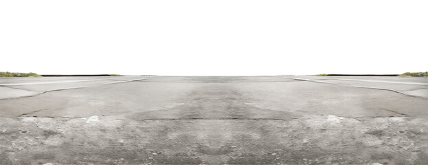 A symmetrical view of a concrete surface with cracks and dark background on the top half of image png