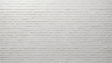 Fototapeta premium Texture of a white painted brick wall as a background or wallpaper