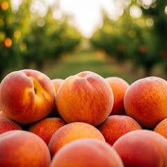 peaches on the ground