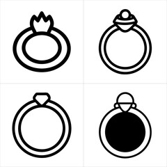 ring icon set
