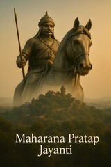 Maharana pratap jayanti poster design.