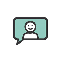 Obraz premium speech bubble icon