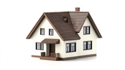 Home isolated on white background