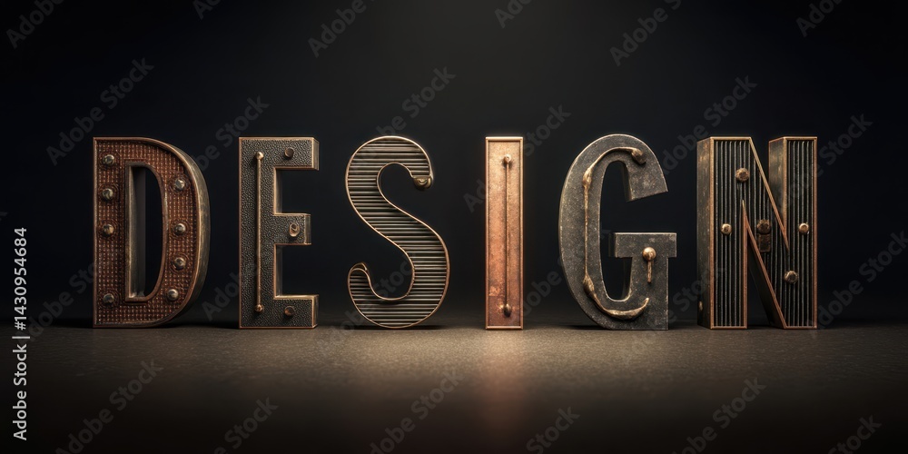 Fototapete design is a word that is written in a bold font on a black background
