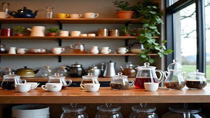 Charming tea shop with unique blends