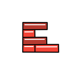 brick wall vector illustration