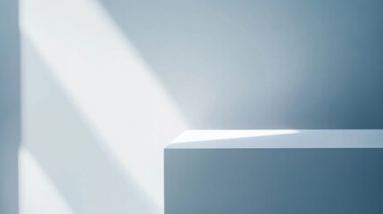 Modern graphic design studio corner showcasing clean, minimalist aesthetics and creative workspace design.