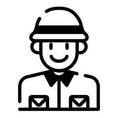 Obraz premium archaeologist icon 