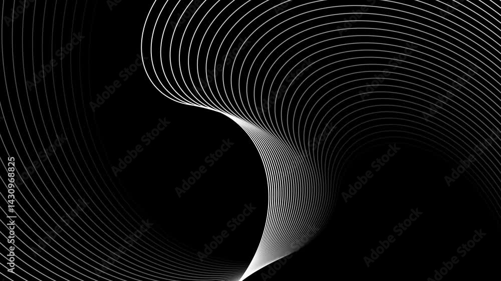Poster rainbow colorful swirl line movement. colorful pattern wavy line motion background.