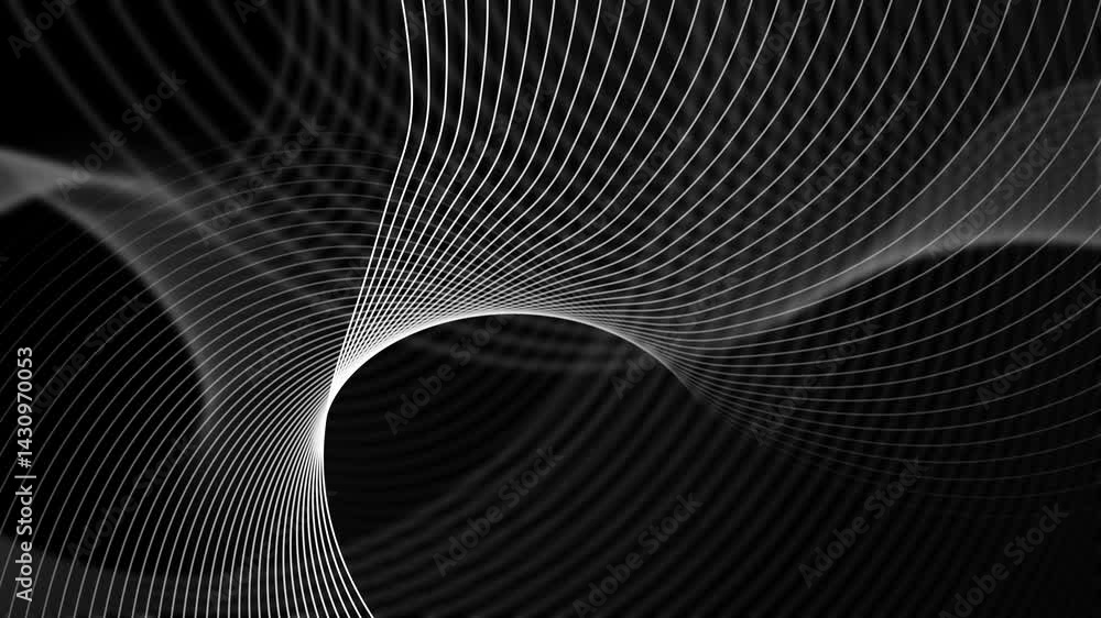 Poster rainbow colorful swirl line movement. colorful pattern wavy line motion background.