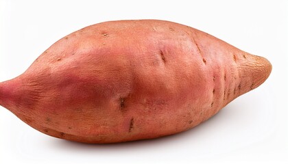 sweet potato yam isolated on white background full depth of field