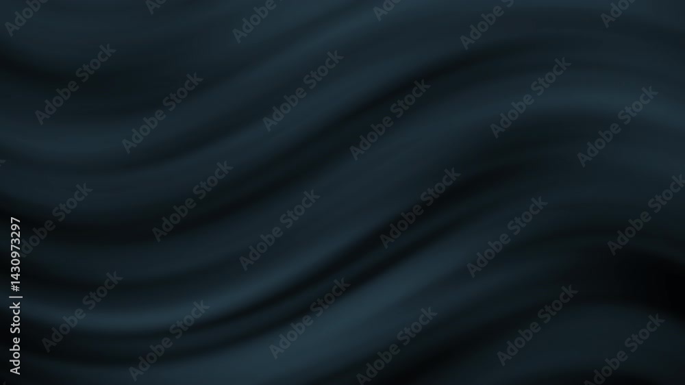 Poster a smooth, dark abstract background with gentle wave patterns that creates a serene and modern aesthe