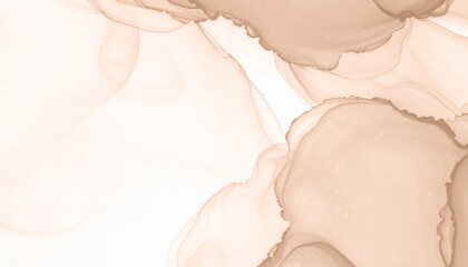 Brown milk chocolate coffee beige nude white watercolor water. Abstract art background.