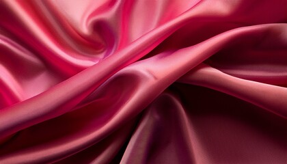 Obraz premium soft focus abstract pink red fabric texture background