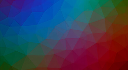 Obraz premium Colorful Polygon Gradient Design for Modern Backgrounds and Presentations