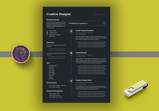 Minimal Ats Friendly Creative Resume