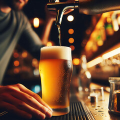Pouring a Cold Beer