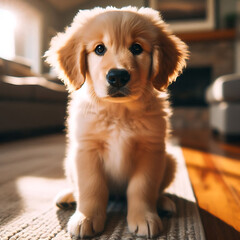 Adorable Golden Retriever Puppy