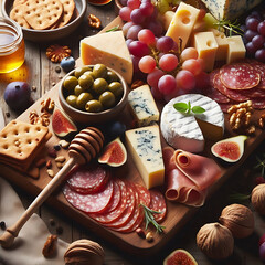 Gourmet Cheese & Meat Board